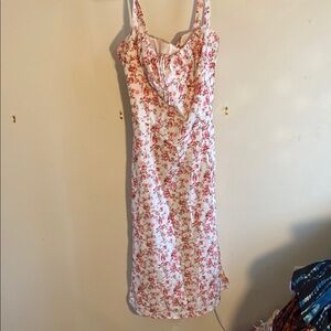 Chic Floral Spaghetti Strap Dress